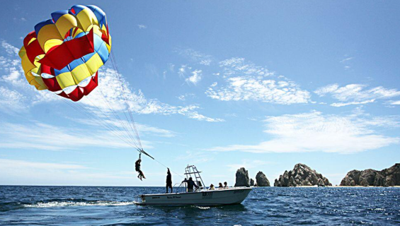 Advisor in Cabo: Parasailing — Soar 400ft Over the Sea of Cortez